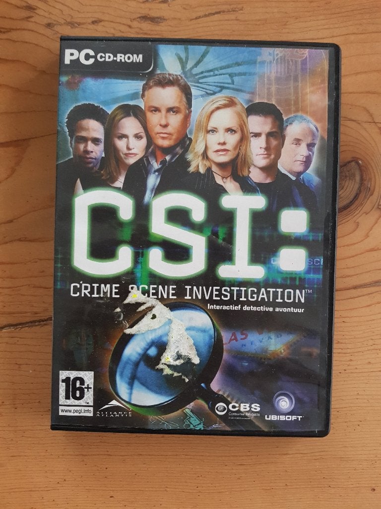 pc cd rom C.S.I spel, Avontuur en Actie, 1 speler, Ophalen of Verzenden, Zo goed als nieuw