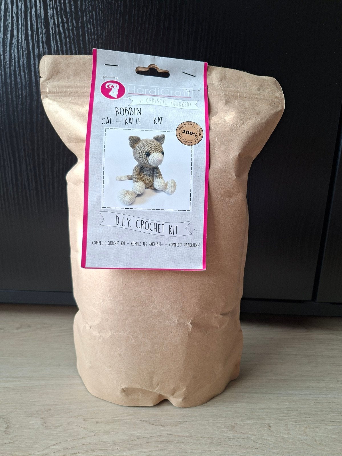 1 haakpakket kat en een breipakket., Ophalen of Verzenden, Nieuw, Breien of Haken, Wol of Garen