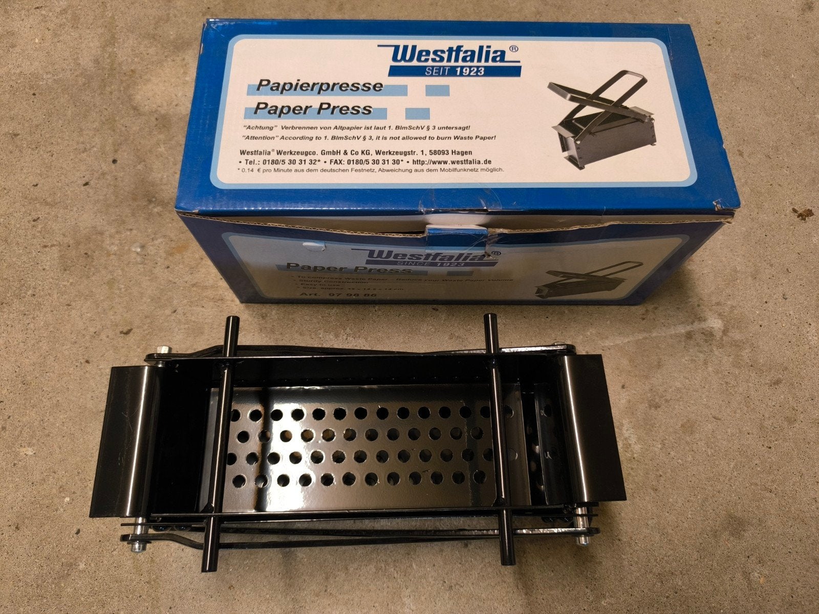 Westfalia Papierpers - nieuw, Ophalen of Verzenden, Nieuw