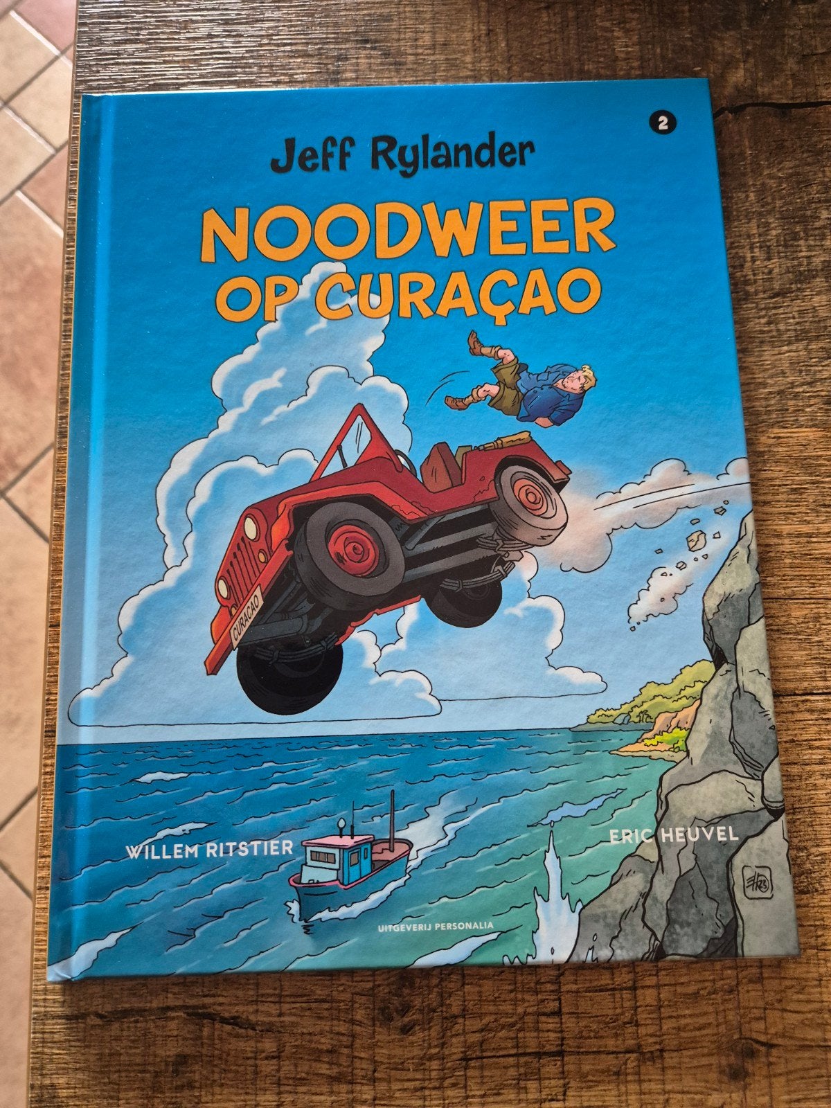 Jeff Rylander - Noodweer op Curaçao - Stripboek, Eén stripboek, Ophalen of Verzenden, Nieuw, Willem Ritstier, Eric Heuvel