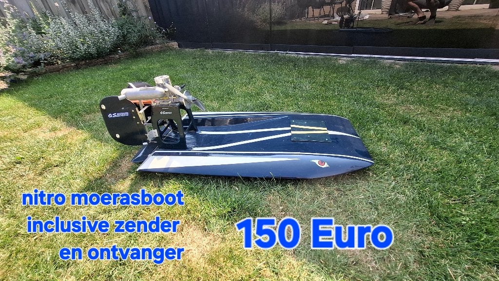 Moerasboot, Hobby en Vrije tijd, Ophalen, Gebruikt, 1:50 tot 1:200, Overige merken