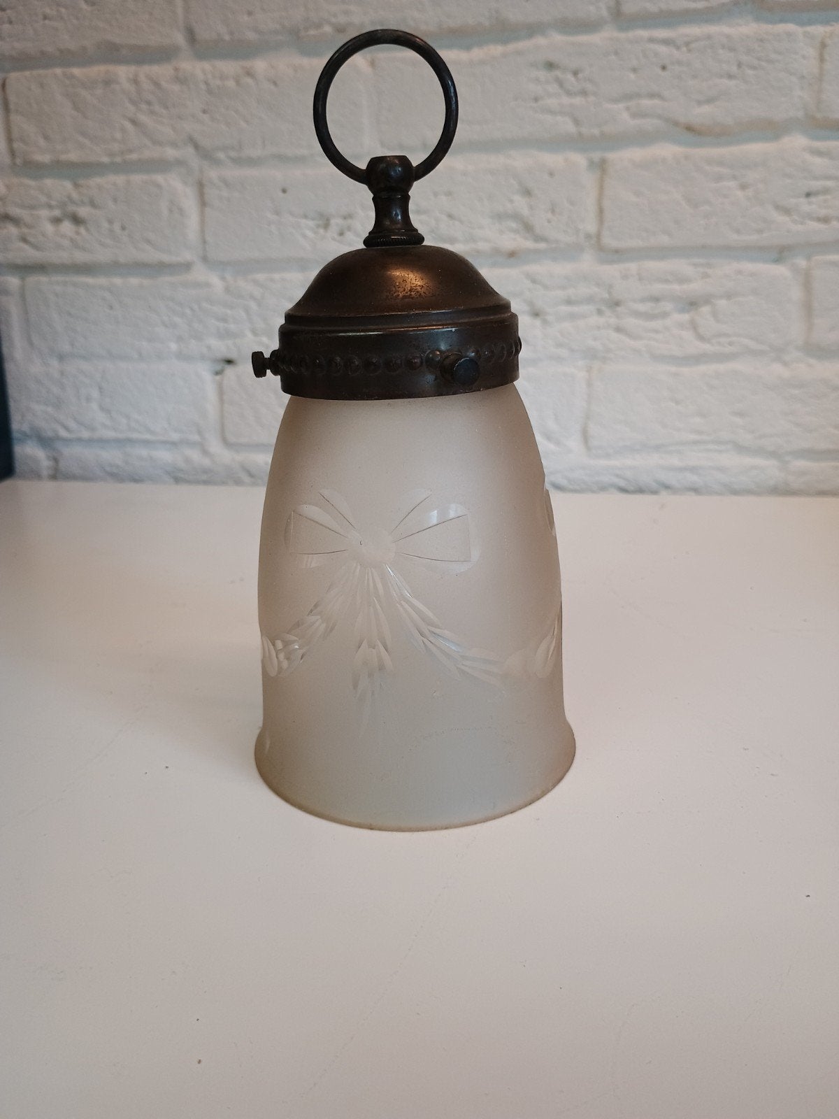 antieke hallamp, Ophalen of Verzenden