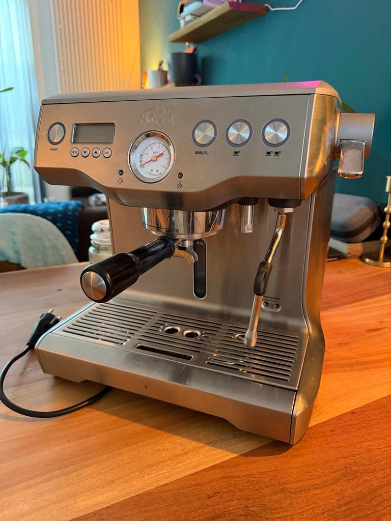 Solis Barista Perfetta Plus - Defect voor onderdelen, Afneembaar waterreservoir, Gebruikt, Espresso apparaat, Gemalen koffie