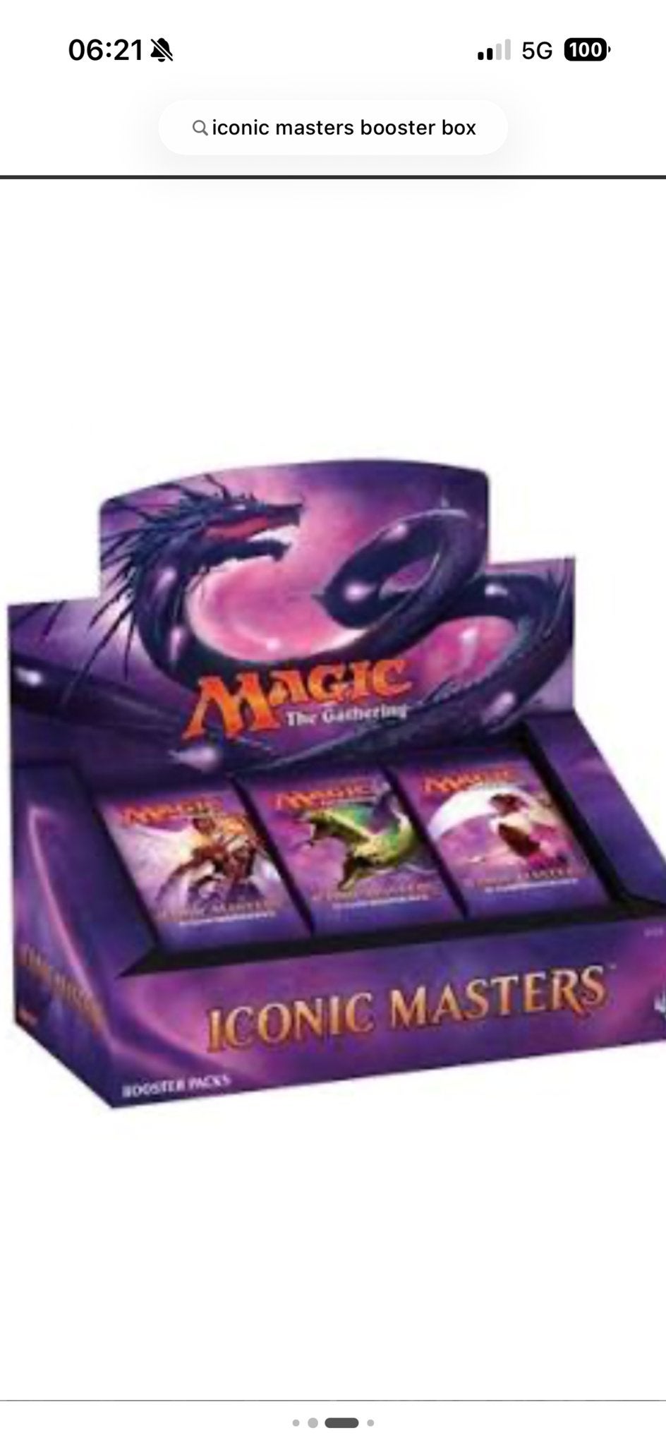 Magic: The Gathering Iconic Masters Booster Box, Ophalen of Verzenden, Nieuw, Boosterbox