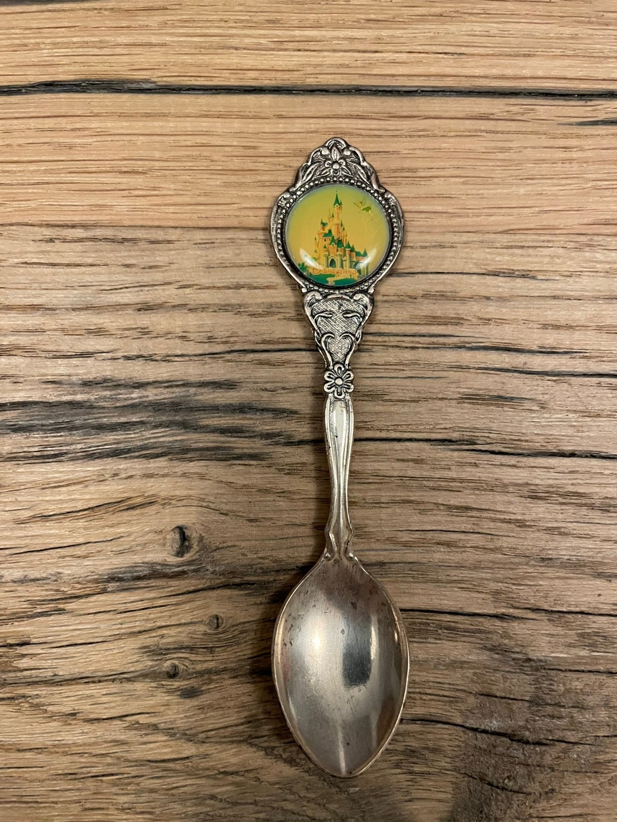 Souvenir verzilverde lepel, Ophalen, Gebruikt