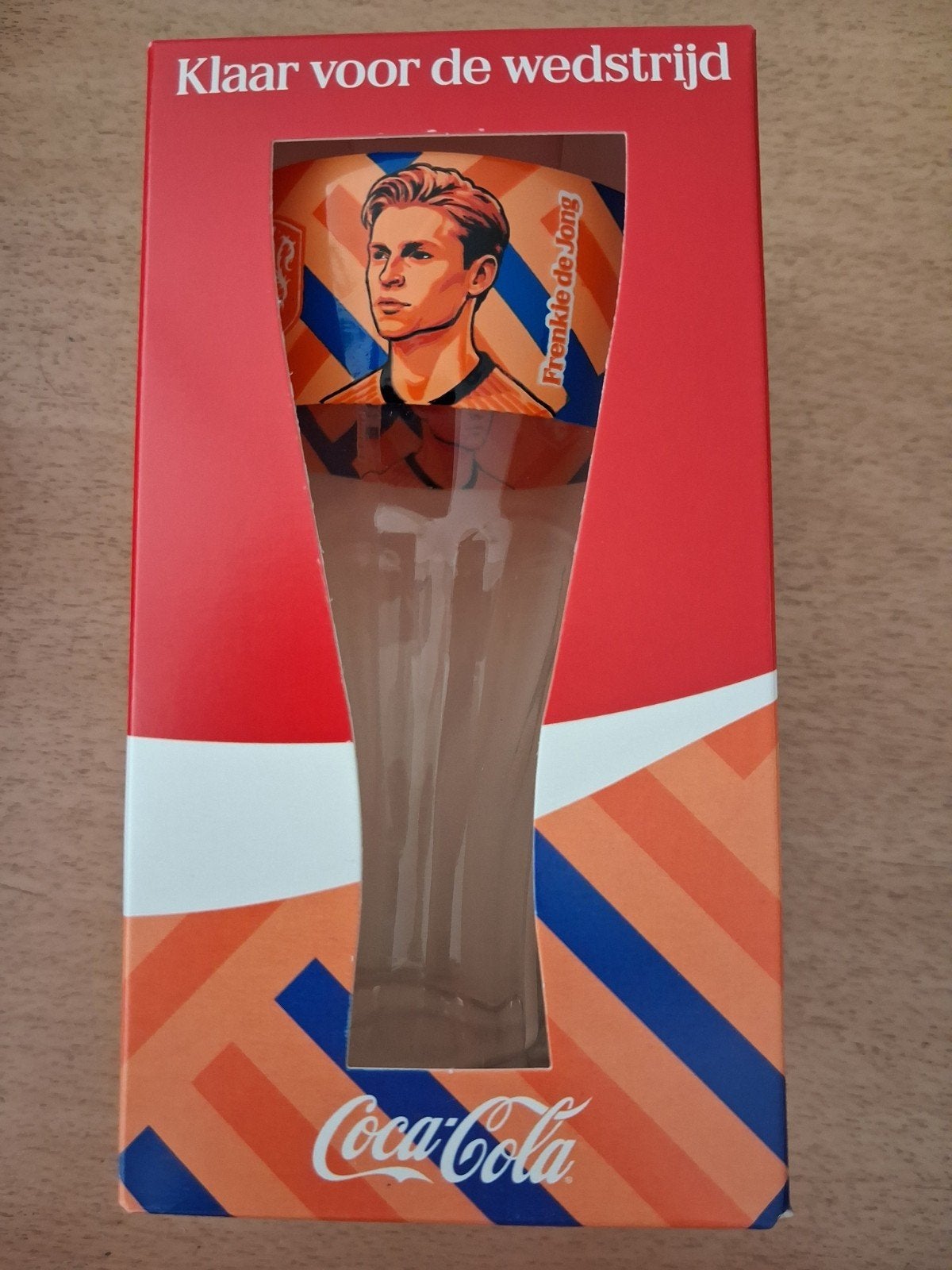 Coca cola WK26 glas Frenkie de Jong, Ophalen of Verzenden, Ajax