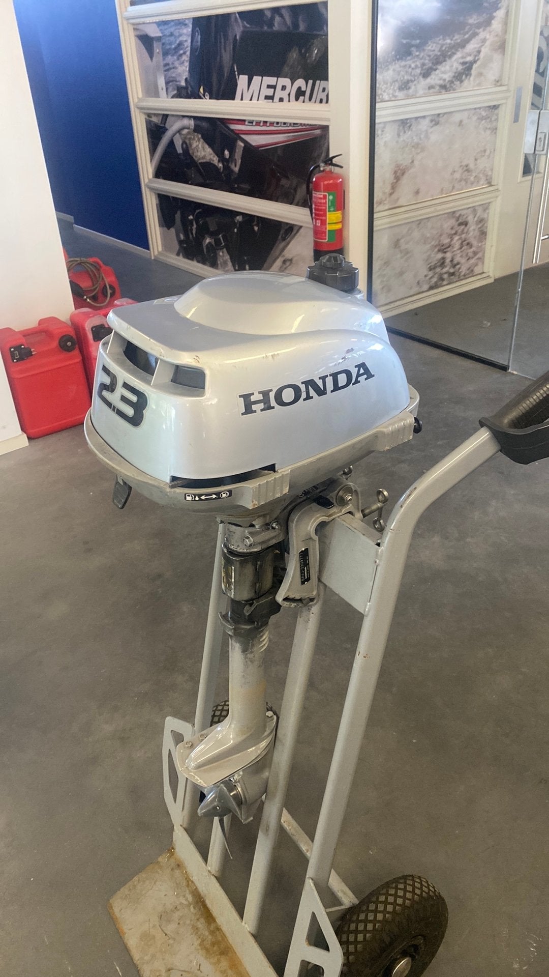 Honda 2.3 pk / 2 pk 4T kort knuppel +garantie, Watersport en Boten, Ophalen, Dave@allesmarine.nl, 2e hands e propulsion, Zo goed als nieuw