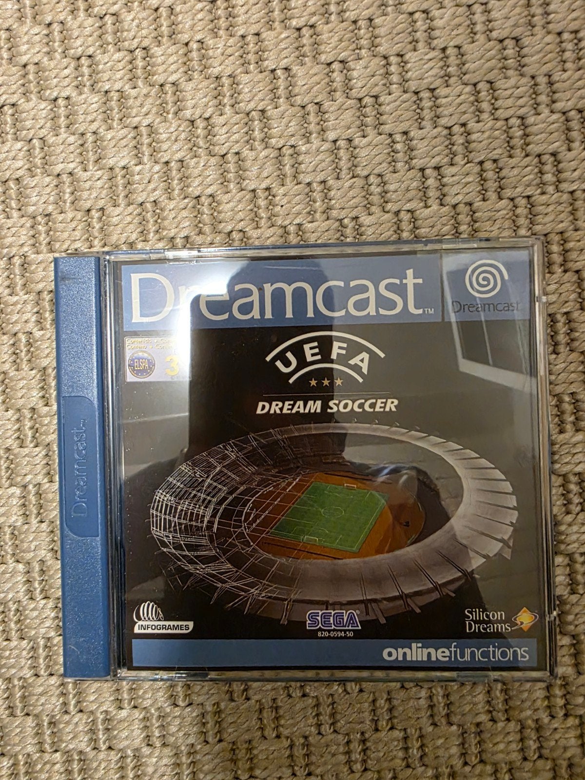 UEFA Dream Soccer - Sega Dreamcast, Gebruikt, Ophalen of Verzenden, Eén computer, Saturn of Dreamcast