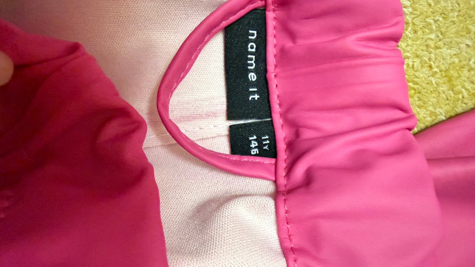 2 roze regenpakken Name It – meisjes 11 jaar, 146 cm, Overige typen, Ophalen of Verzenden, Zo goed als nieuw, Roze