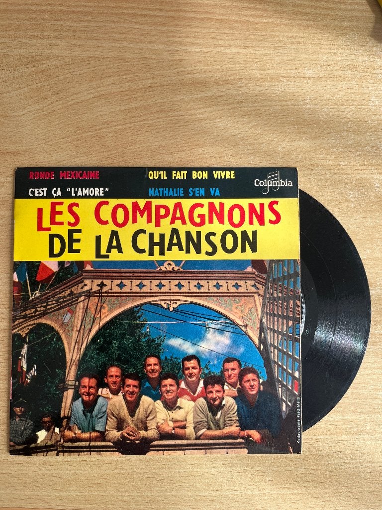 Vinyl EP Les Compagnons de la Chanson, Gebruikt, 7 inch, Pop, EP