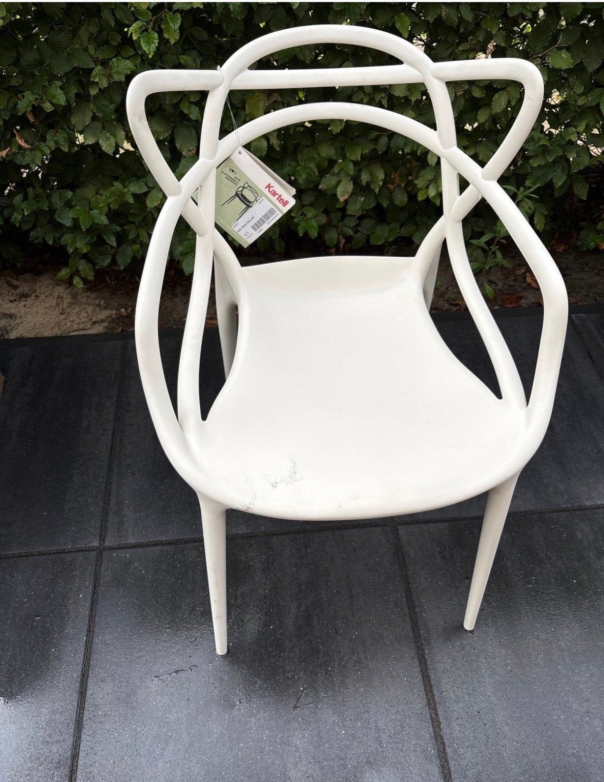 Kartell Masters stoel wit - Philippe Starck - Nieuwstaat, Huis en Inrichting, Stoelen, Ophalen, Kunststof, Wit, Zo goed als nieuw