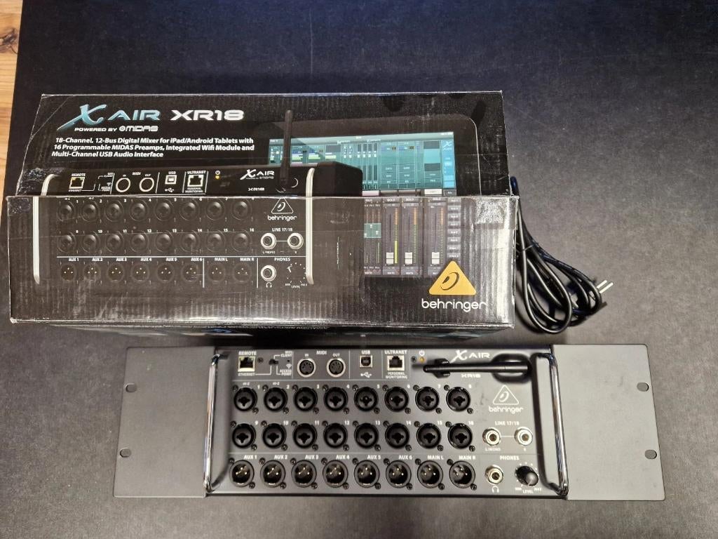Behringer X AIR XR18 16-Kanaal Digitalmixer met WLAN, Muziek en Instrumenten, Mengpanelen, Ophalen of Verzenden, Zo goed als nieuw