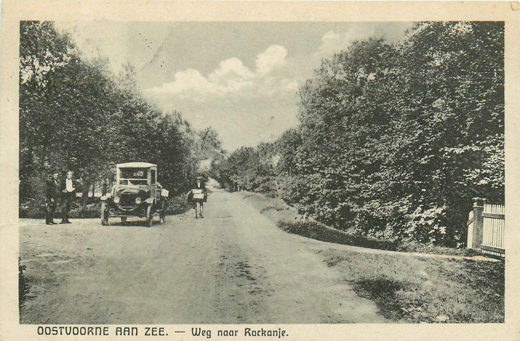 701-225-045 Oostvoorne Weg naar Rockanje, Verzenden, Voor 1920, Zuid-Holland