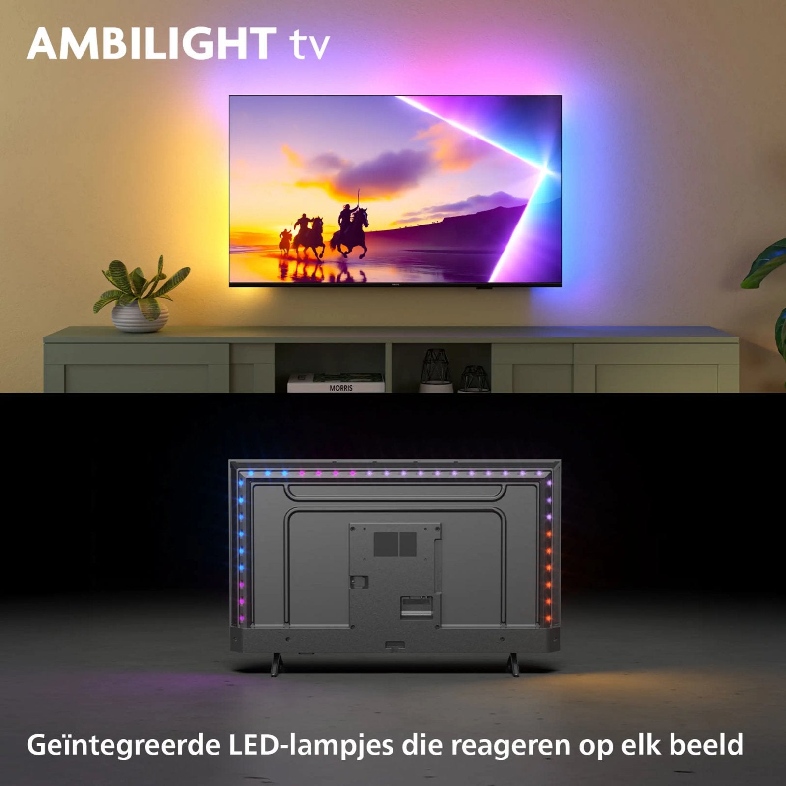 Philips 55PUS8500/12 - 55" 4K QLED Ambilight TV - Nieuw