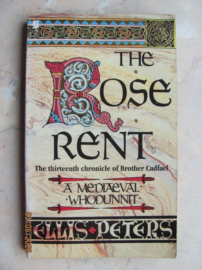 Boek CADFAEL The ROSE RENT Ellis PETERS 1e druk 1987 IZGS, Gelezen, Ophalen of Verzenden, Fictie, Ellis Peters