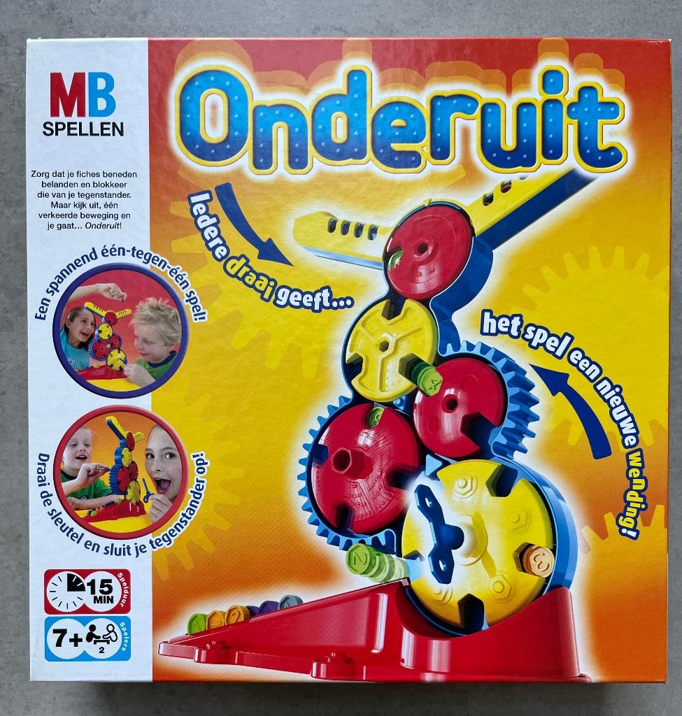Onderuit, Hobby en Vrije tijd, Een of twee spelers, Ophalen of Verzenden, Zo goed als nieuw, MB Spellen