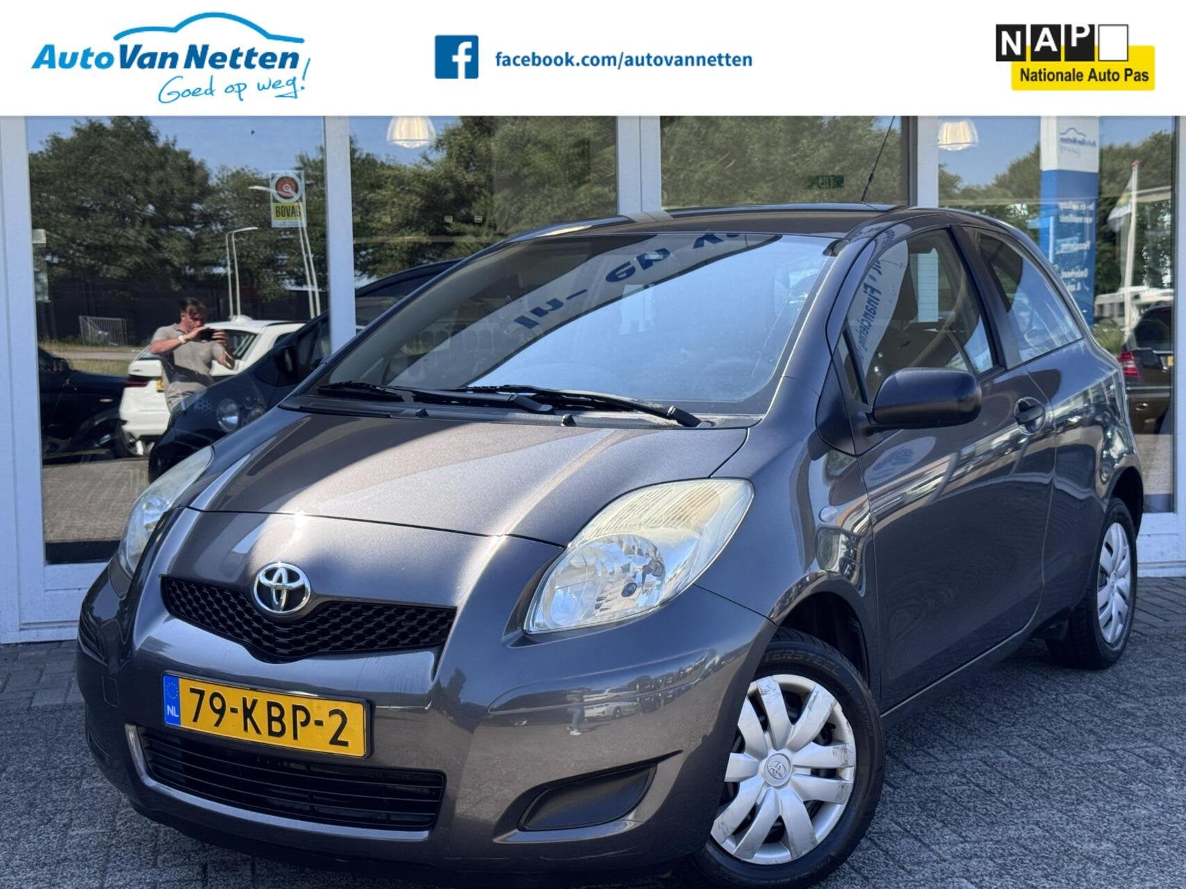 Toyota Yaris 1.0 VVTi 70pk,Cool,Airco,Trekhaak,Elek pakket,c, Auto's, Toyota, Voorwielaandrijving, 965 kg, Bedrijf, Handgeschakeld