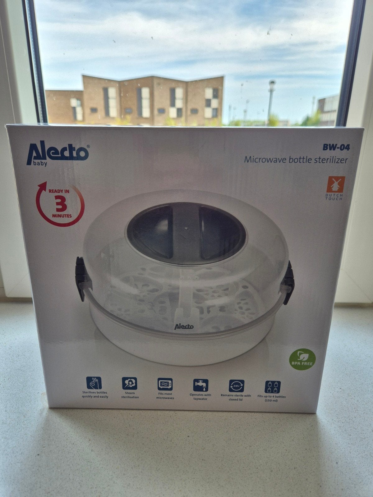 Alecto Magnetron Flessen Sterilisator, Ophalen of Verzenden, Zo goed als nieuw
