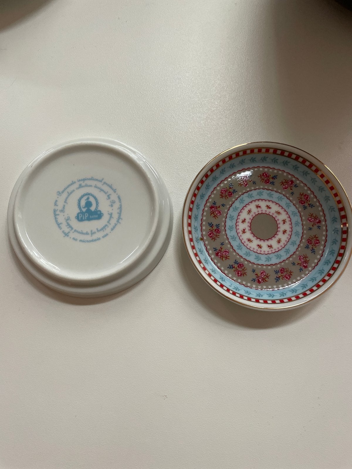Pip Studio theezakjesschaaltje - Nieuwstaat, Keramiek, Ophalen of Verzenden, Zo goed als nieuw, Modern