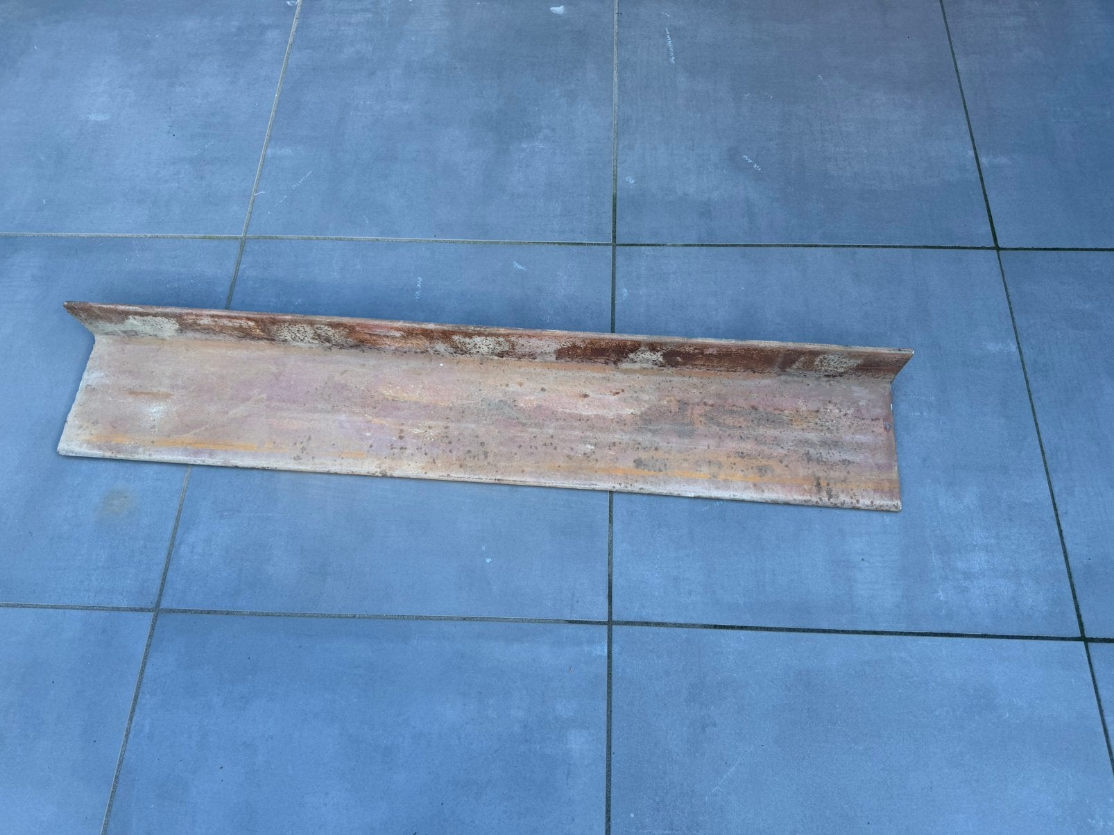 Stalen Latei 20x10x119cm 10mm dik, Ophalen, Gebruikt, IJzer