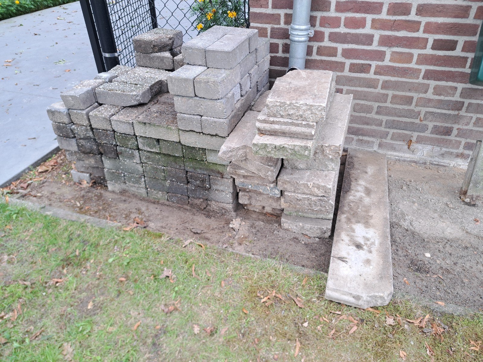 betonstenen klinkers stenen, Ophalen, Gebruikt, Beton, Klinkers