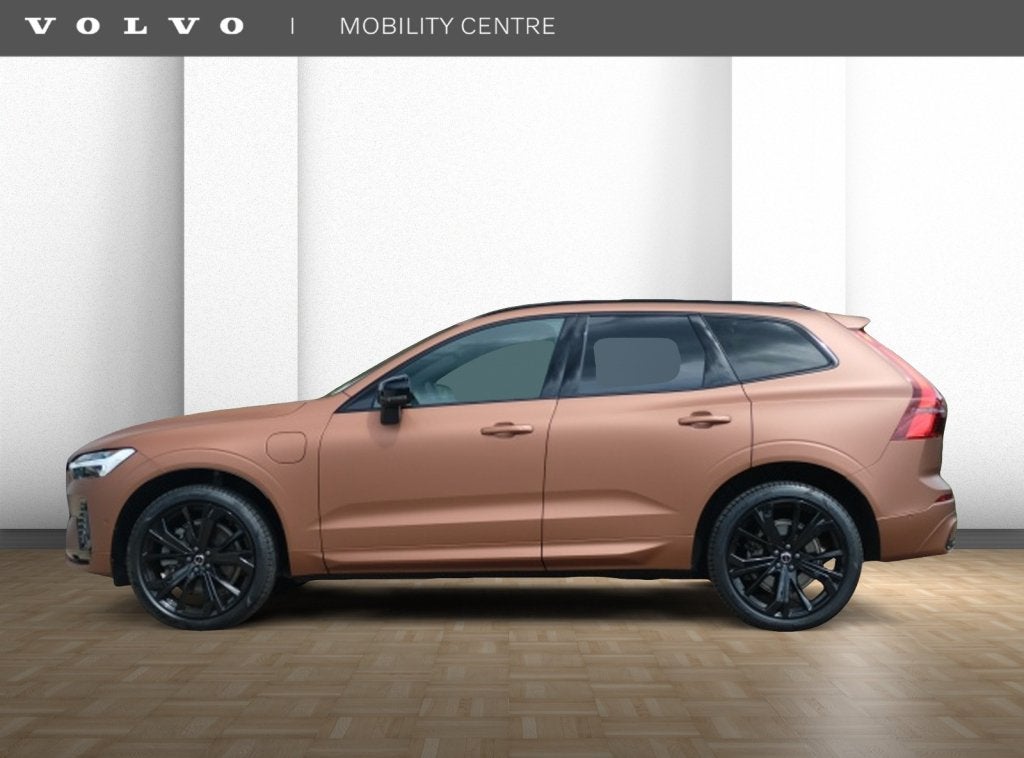Volvo XC60 2.0 T6 AWD + Black Ed. | SPECIAL ED. | Matte bron, Automaat, Dealer onderhouden, 4 cilinders, Blauw