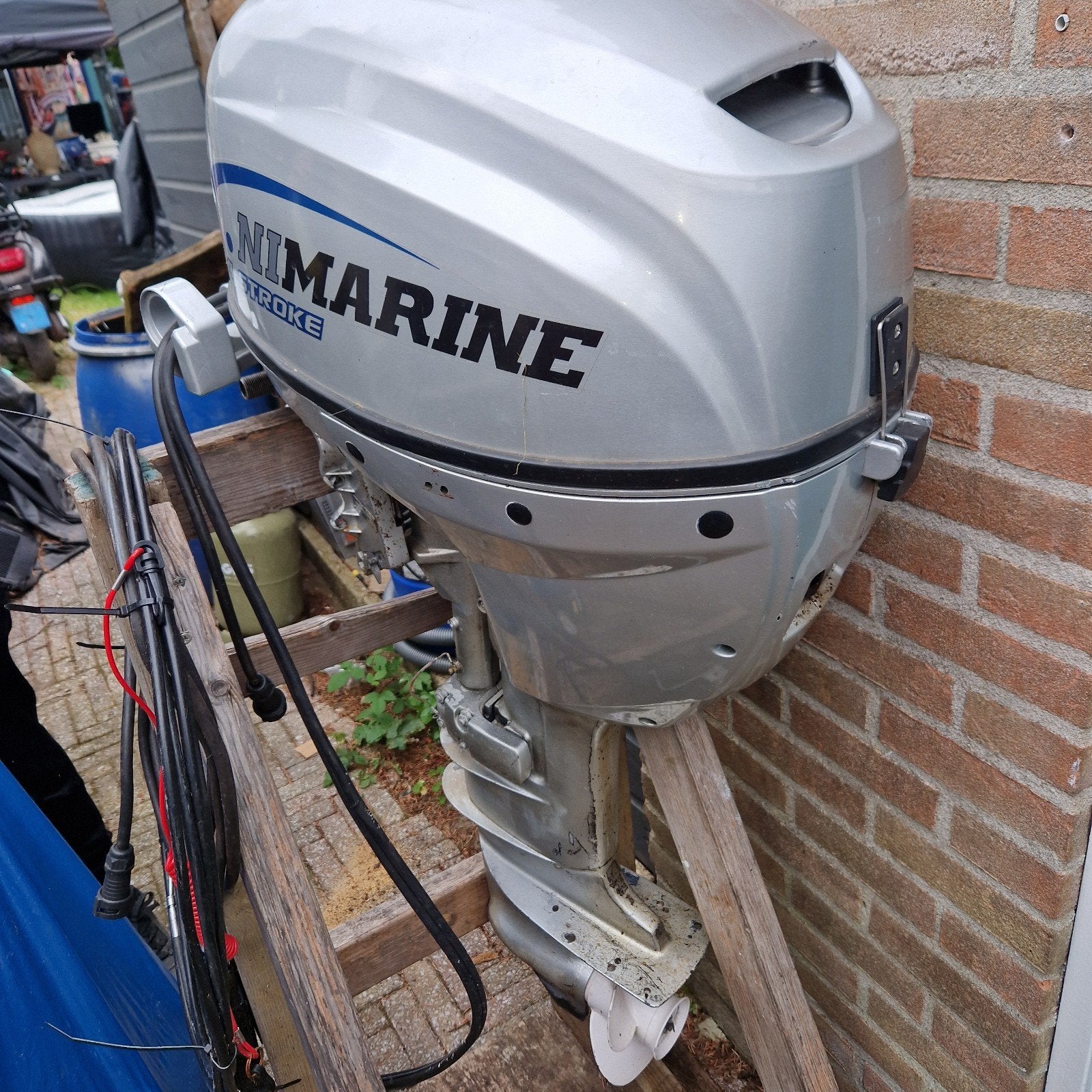 NIMARINE 15 pk 4 takt Buitenboordmotor - 4-takt, gebruikt, Watersport en Boten, Ophalen of Verzenden, Gebruikt, Motor en Techniek