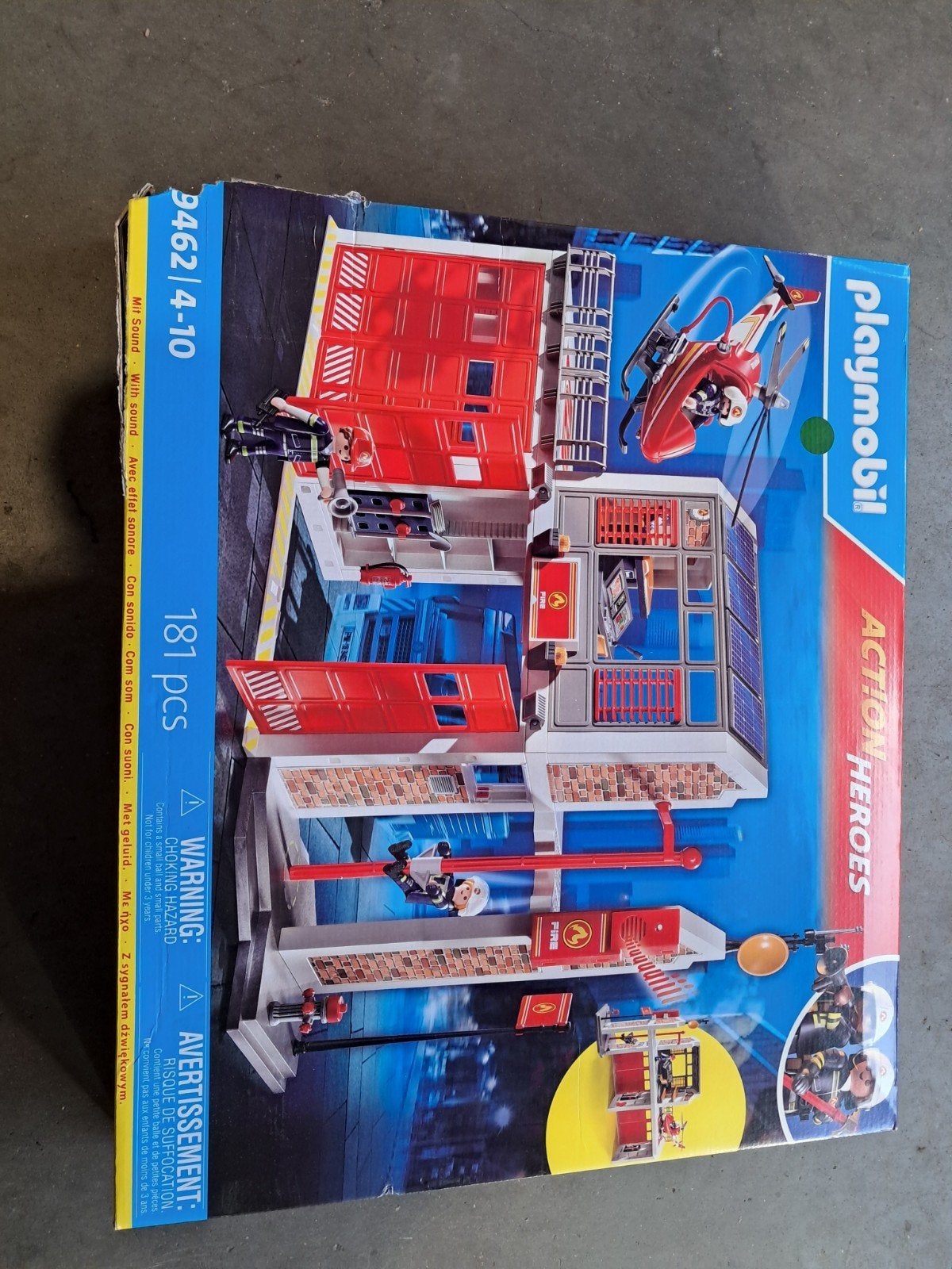 Playmobil Action Heroes Brandweerkazerne met Helikopter 9462, Kinderen en Baby's, Gebouw, Complete set, Brandstätterstr. 2-10, 90513 Zirndorf, Duitsland