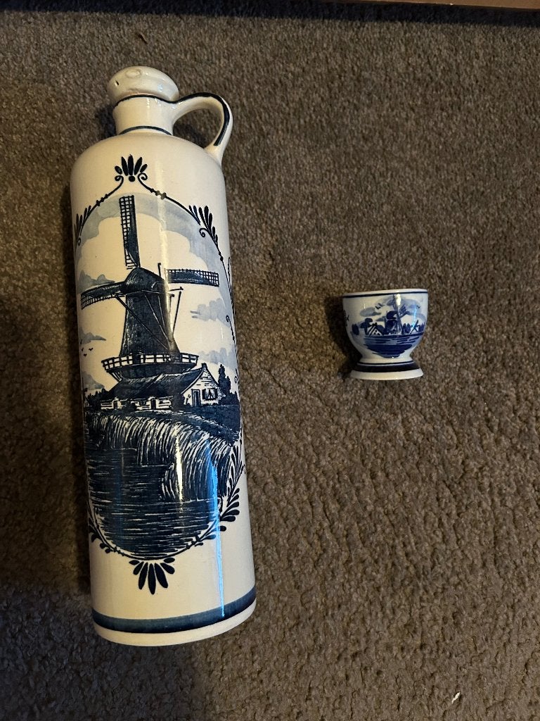 Delfts blauw fles, Ophalen of Verzenden