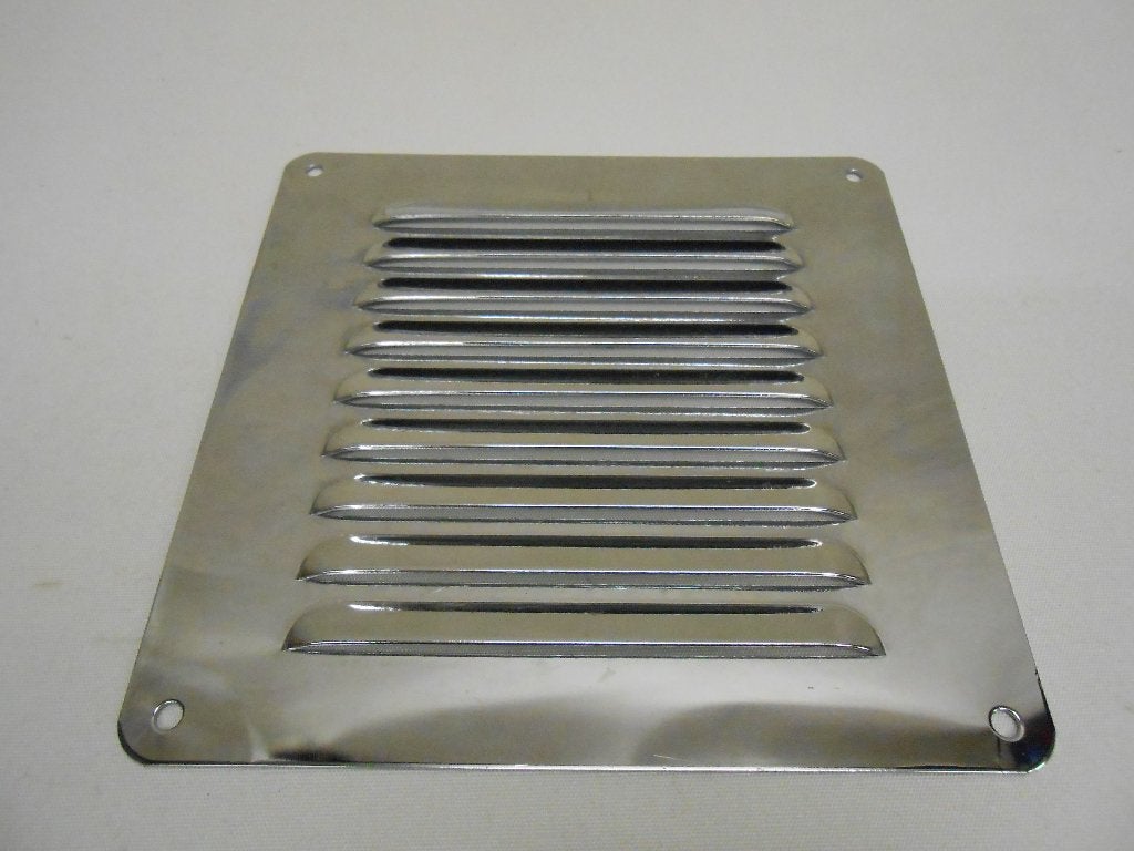 Ventilatierooster, 15 x 15 cm, messing verchroomd, Watersport en Boten, Ophalen of Verzenden, Nieuw, Overige typen