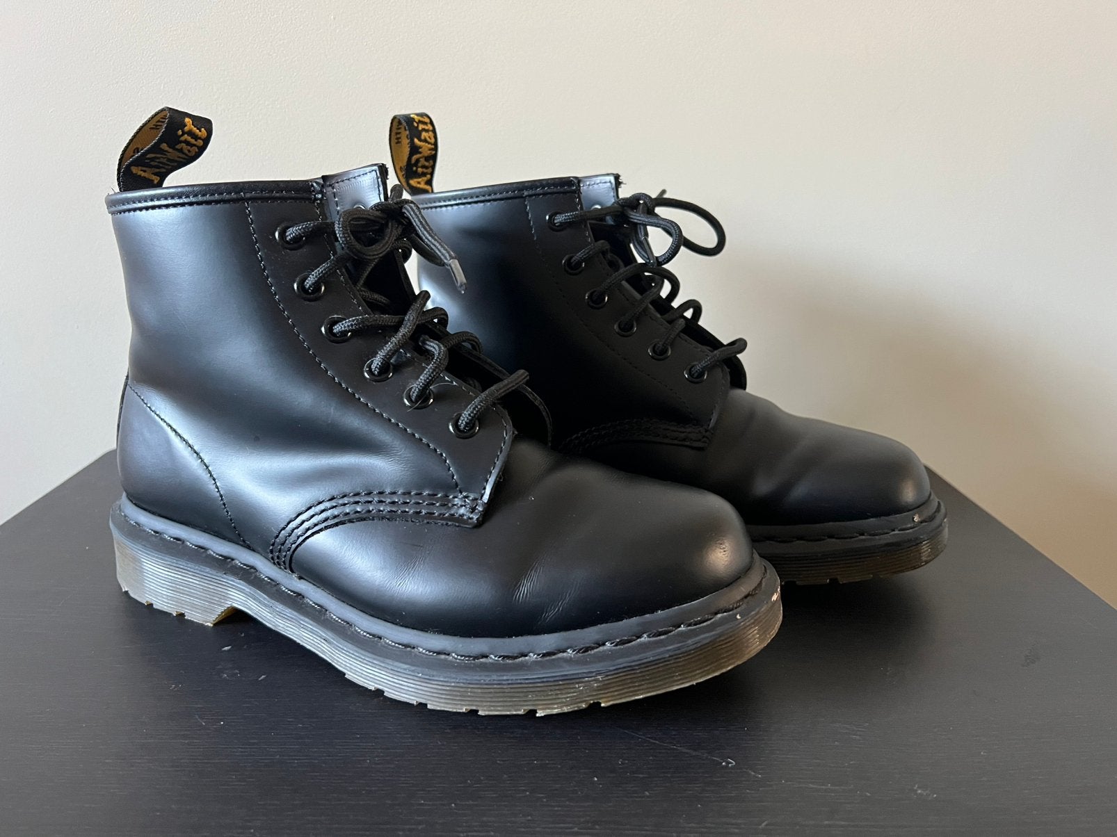 Dames boots Dr Martens 101 Zwart  maat EU 38, Ophalen, Zwart, Lage of Enkellaarzen, Zo goed als nieuw