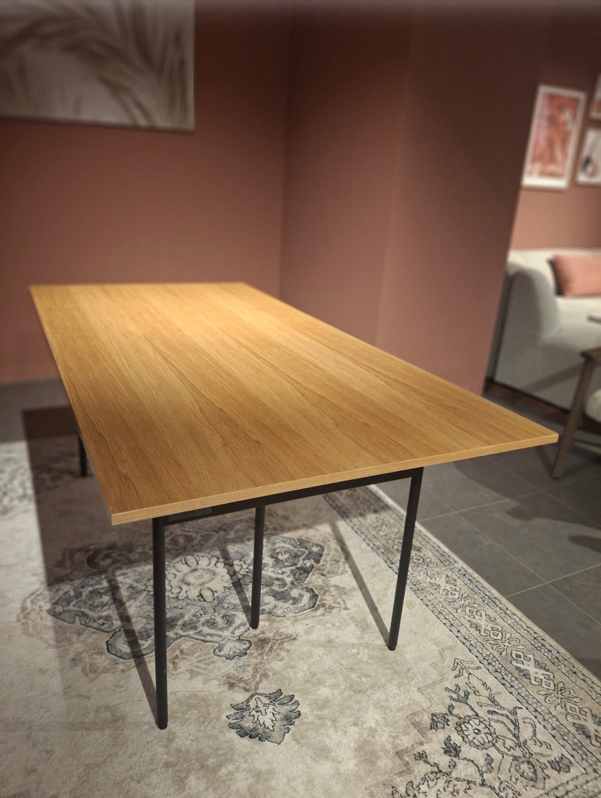 Fest Amsterdam Nude eettafel - eiken fineer - 18090, Ophalen, 50 tot 100 cm, Zo goed als nieuw, 150 tot 200 cm