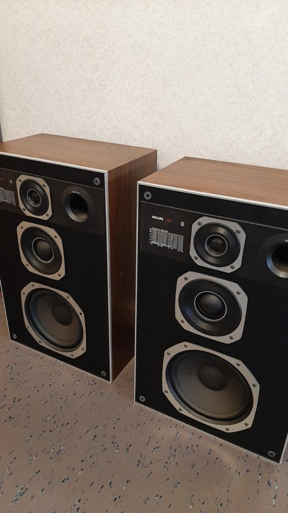 Philips 22AH489/00Z Geluidsboxen - Vintage Luidsprekers, Audio, Tv en Foto, Luidsprekers, Philips, Gebruikt, Verzenden, 60 tot 120 watt