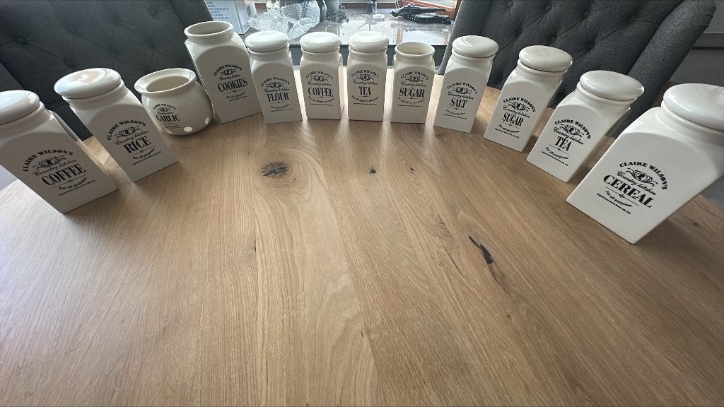 Complete set Claire Wilson's Country Kitchen – 11-delig, Huis en Inrichting, Ophalen of Verzenden, Zo goed als nieuw, Voorraadpot