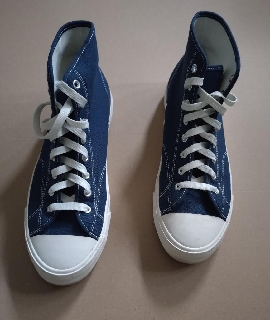Vintage style basketbalschoenen maat 43, Blauw, Nieuw, Ophalen of Verzenden, Sneakers of Gympen