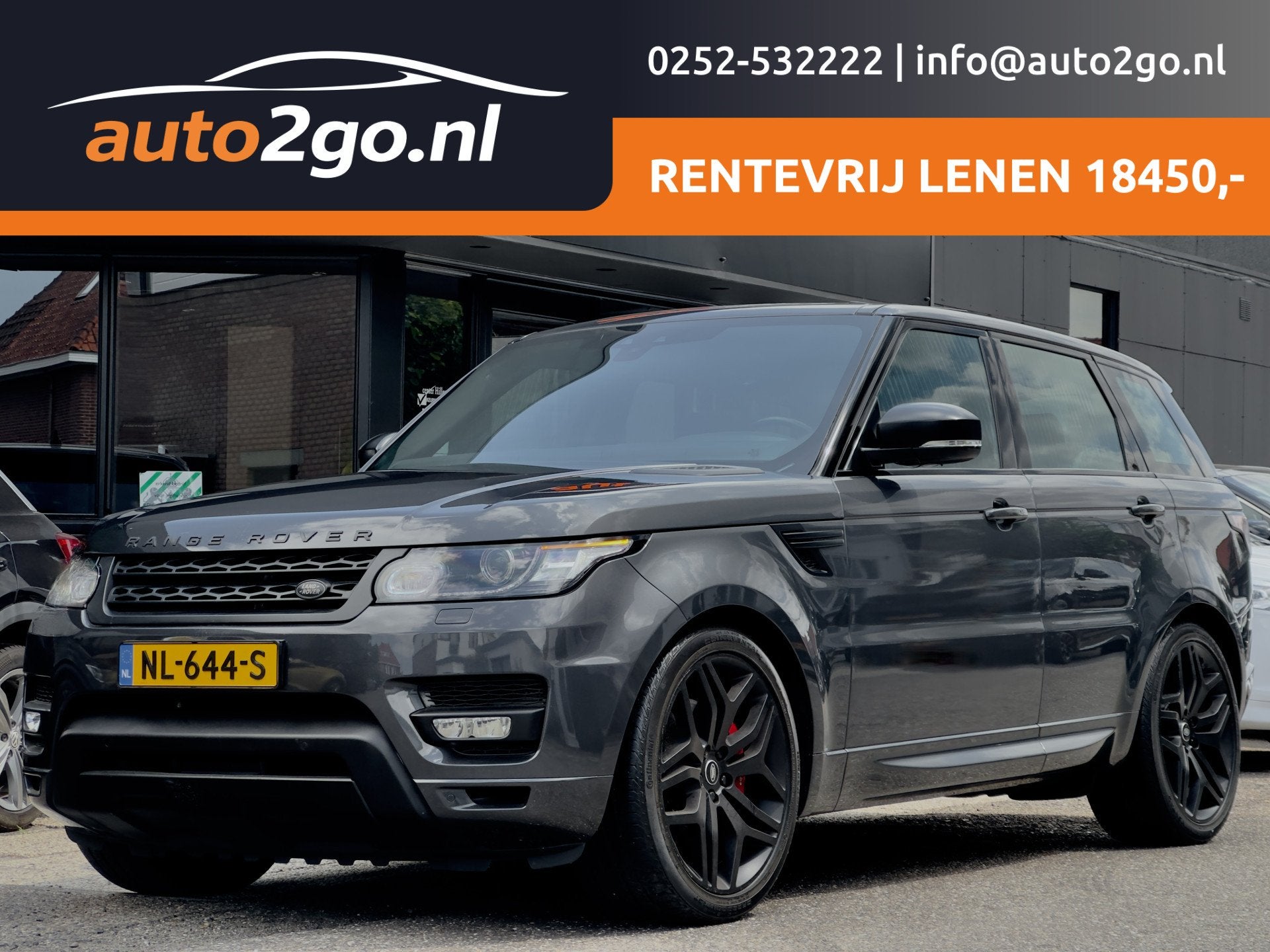 Land Rover Range Rover Sport 3.0 TDV6 AUT8 BLACK-EDITION PAN, Auto's, Automaat, Dealer onderhouden, Gebruikt, 2993 cc