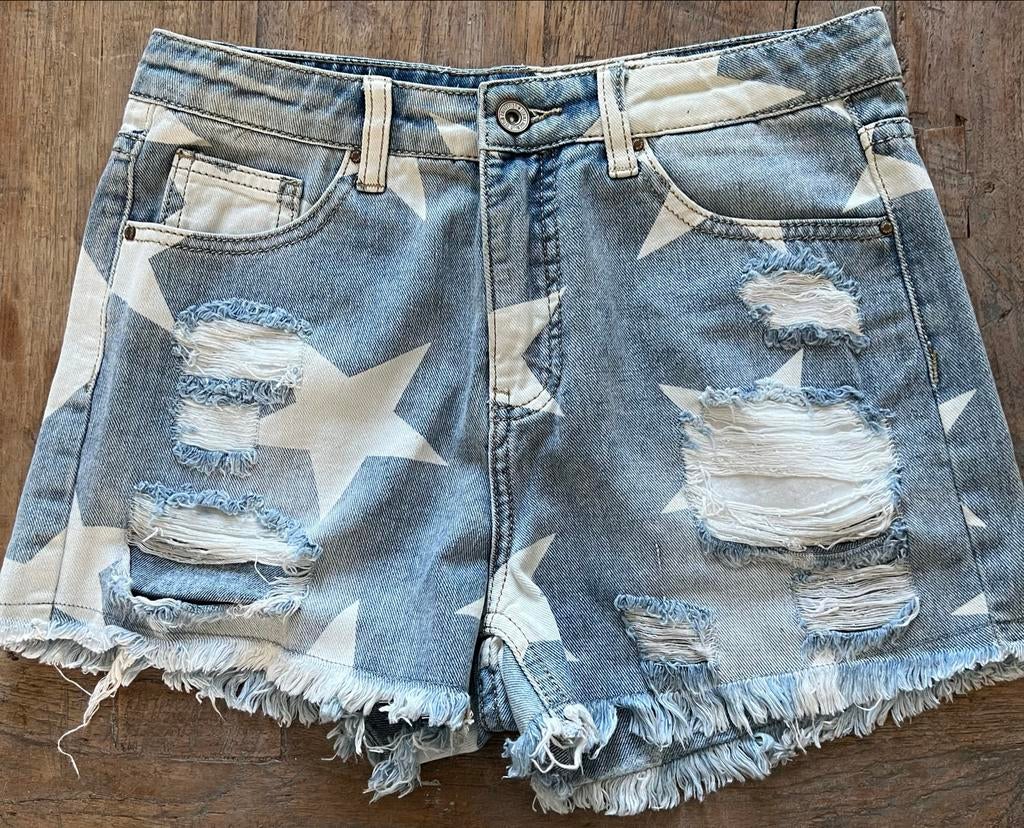 Toxik3 Denim korte broek maat S, Kort, Blauw, Nieuw, Ophalen of Verzenden