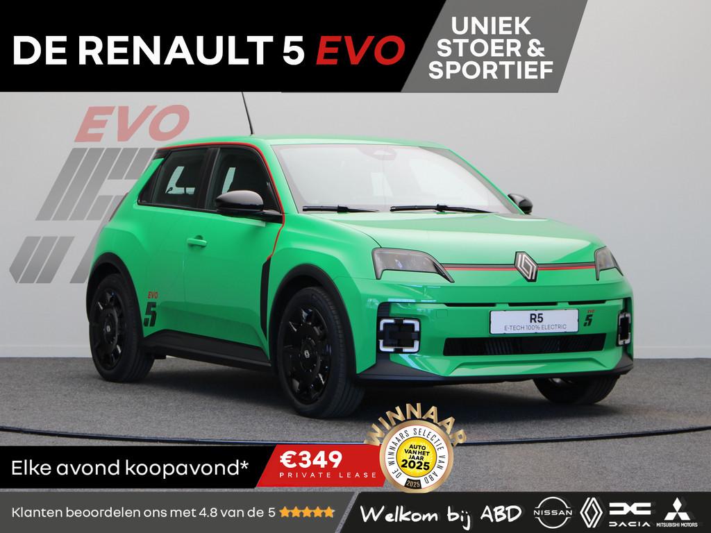 Renault 5 EVO Urban Range 120pk 40 kWh | Exclusief bij ABD |, Auto's, Renault, Stof, 122 pk, Origineel Nederlands, Nieuw