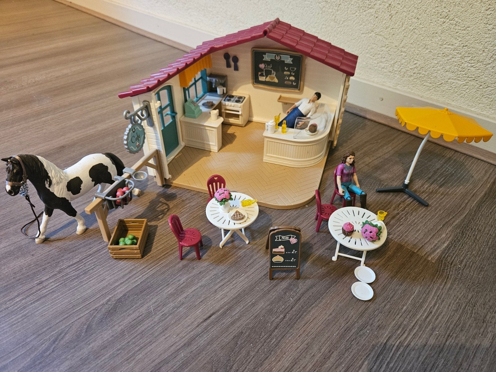 Schleich Horse Club Cupcake Café Speelset, Ophalen of Verzenden, Zo goed als nieuw, Jongen of Meisje