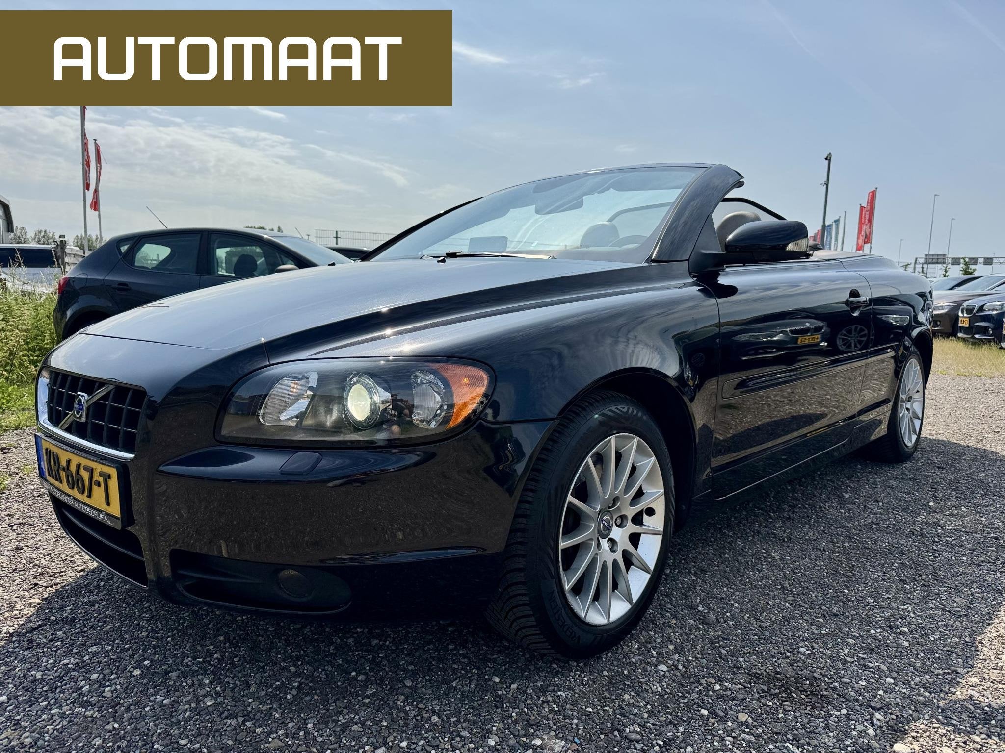 Volvo C70 Convertible T5 Automaat | Youngtimer | Leder | Xen, Auto's, Dealer onderhouden, C70, Gebruikt, Beige