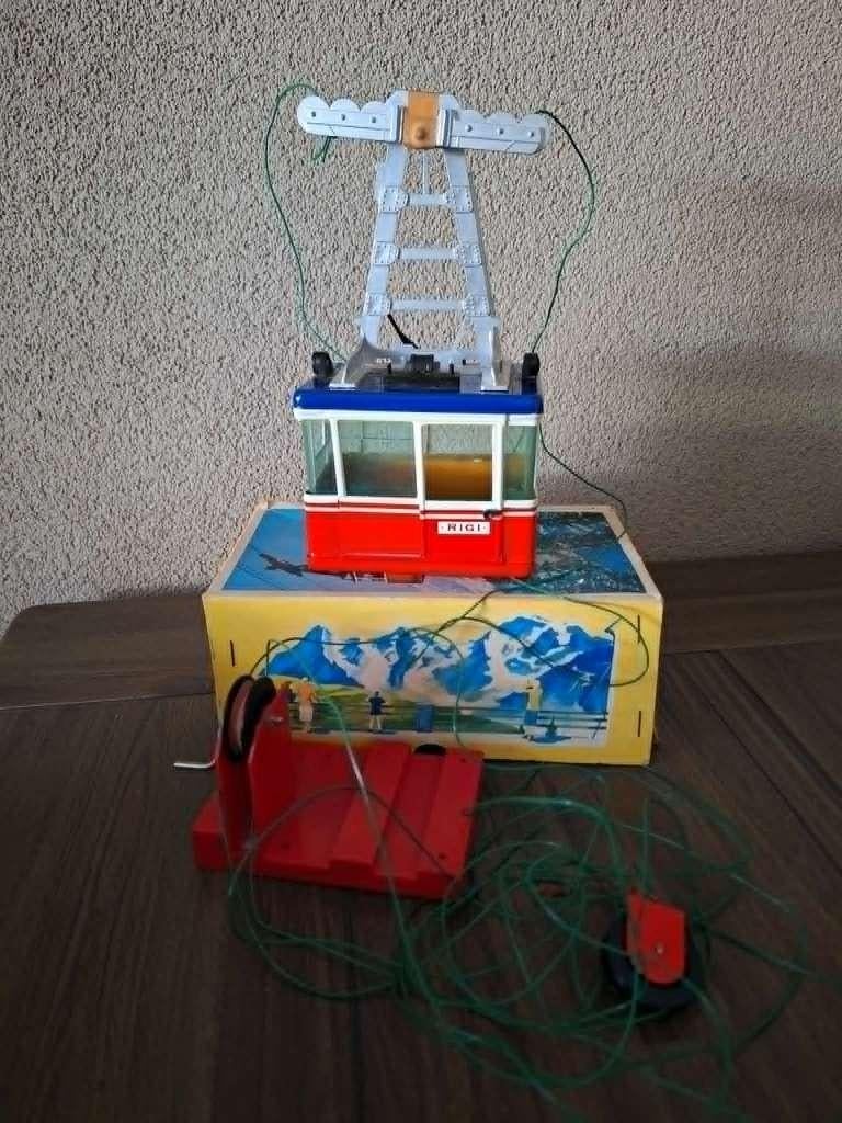 Lehmann Rigi 900 kabelbaan speelgoedset, Ophalen