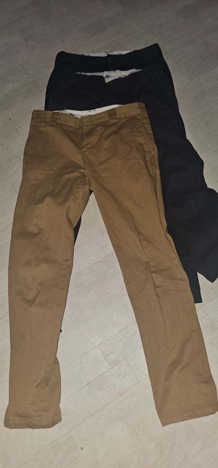 3x Dickies Broeken - 2x Zwart, 1x Bruin - Zo goed als nieuw, Zwart, Ophalen of Verzenden, Zo goed als nieuw, Overige maten