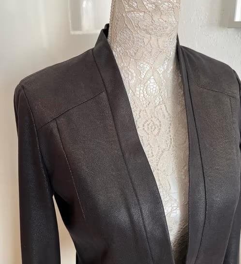 Rozes of Avalon lederlook jasje maat 38, Kleding | Dames, Maat 38/40 (M), Bruin, Nieuw, Ophalen of Verzenden