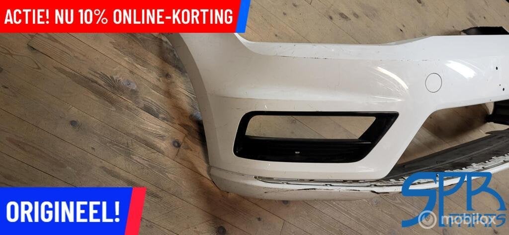 GOLF 7 VII R-LINE Voorbumper LC9A  BUMPER 5G0807221AL GRILLE, Gebruikt, Ophalen of Verzenden, Bumper, Volkswagen