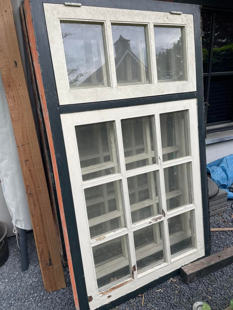 Raam kozijnen, Gebruikt, Raamkozijn, 150 tot 225 cm, Inclusief glas