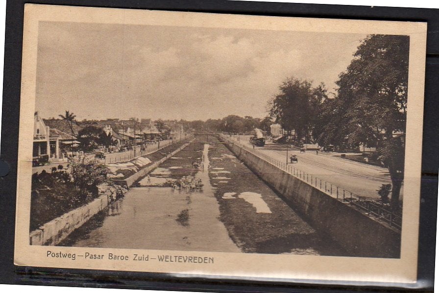 Ned Indië Postweg-Pasar Baroe Zuid Weltevreden  1910, Ophalen, Voor 1920, Buiten Europa