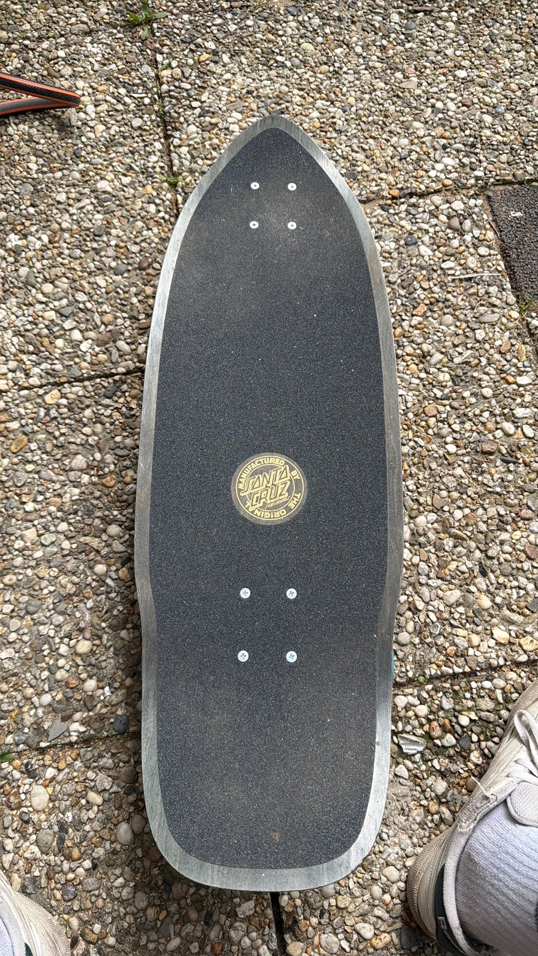 Surf skate santa cruz carver, Sport en Fitness, Skateboarden, Ophalen, Zo goed als nieuw