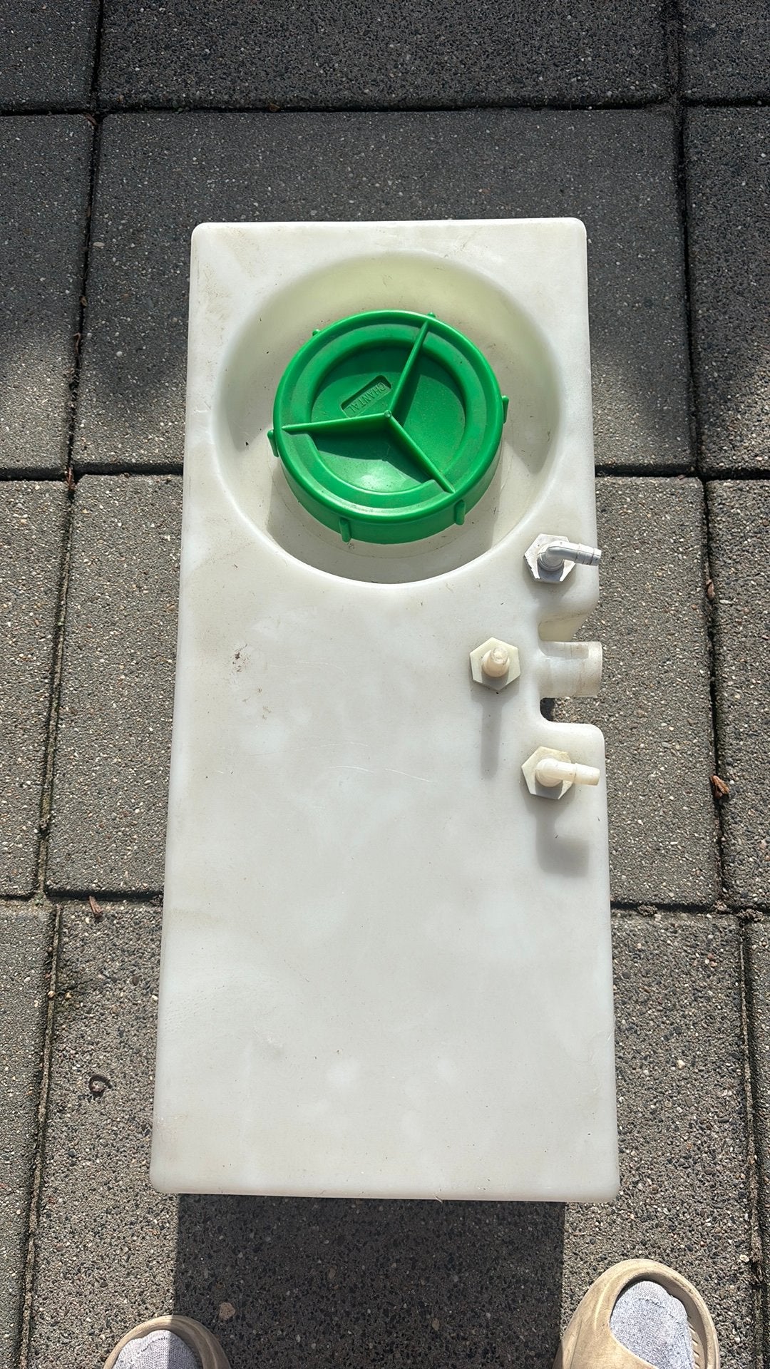 Watertank, Ophalen, Zo goed als nieuw