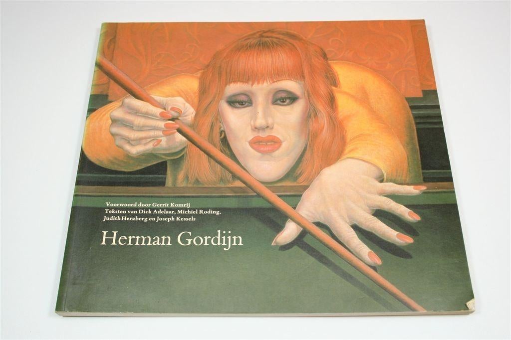 Herman Gordijn — Kunstboek — Gerrit Komrij & Judith Herzberg, Boeken, Kunst en Cultuur | Beeldend, Ophalen of Verzenden, Gelezen
