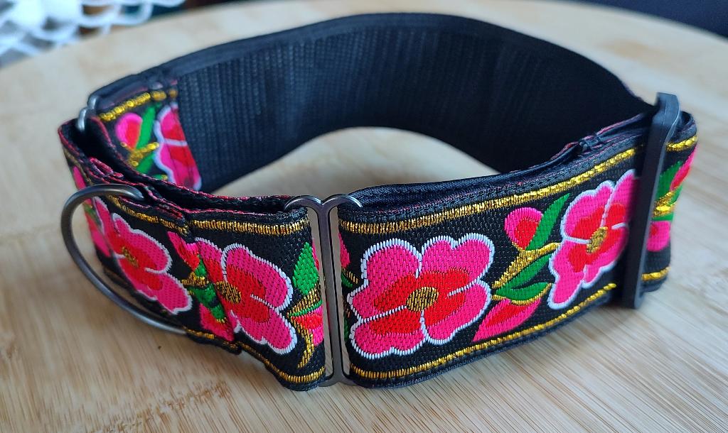 Handgemaakte martingale windhonden halsband 5cm breed, Dieren en Toebehoren, Ophalen of Verzenden, Handgemaakt, Nieuw